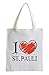 Produktbild I Love St. Pauli Fun Jutebeutel