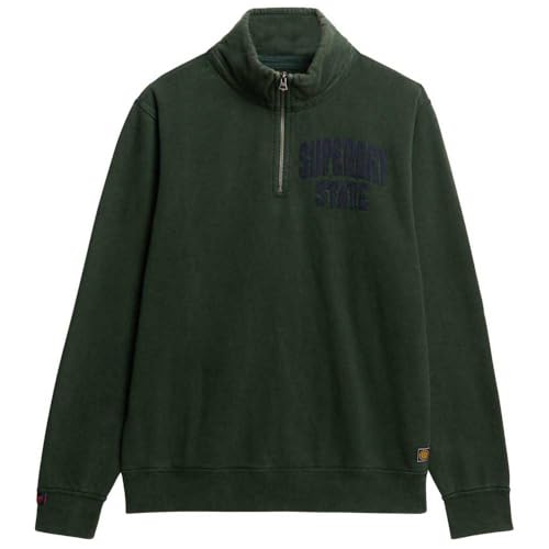 Pull col tunisien zippé oversize femme Superdry Vintage Athletic - vue 5