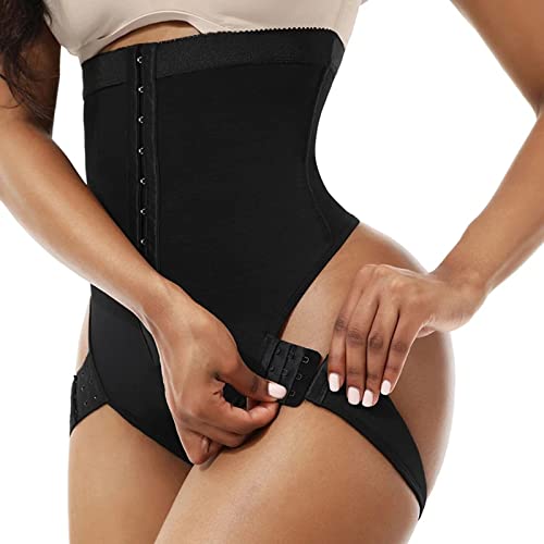 Female Body Shaper - Women 's Invisible Cuff Tummy Trainer with Butt Lifter Open Bust Tummy Control Shapewear (Black , M )