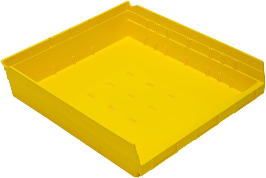 Quantum Storage QSB122 Economy Part Organizer Bins - 17-7/8" x 16-1/2" x 4" - 6 Pack