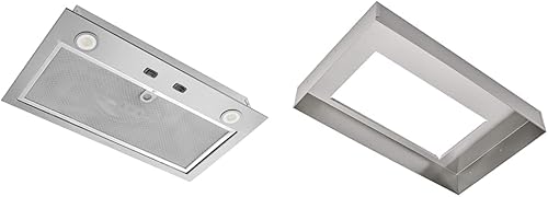 Broan-NuTone PM300SS - Campana extractora personalizada con ventilador de escape de 2 velocidades y luz, ventilador máximo de 300 CFM y LB30SS