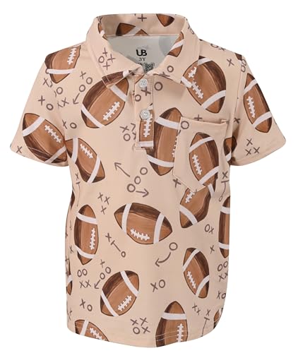 Unique Baby Moisture Wicking Kids Polo Shirts for Toddler Boys Polo Shirt
