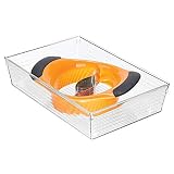 MEDIDAS PRÁCTICAS: Con unas medidas de 22,9 cm x 15,2 cm x 5,1 cm, estos cuberteros para cajones de cocina son perfectos para organizar los utensilios de forma ordenada en cualquier cajón.
