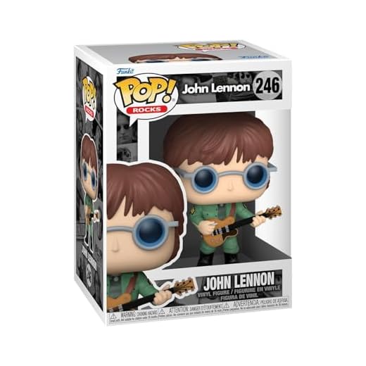 Funko- Figura Pop John Lennon Military Jacket Vinyl, Multicolor, Standard (55787)