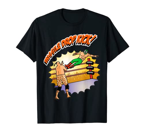 Patada de caída de misiles Pro Wrestling Camiseta