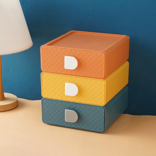 Boîte de rangement à tiroir compacte pour trier le bureau
