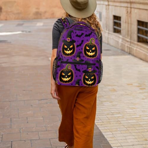Mochila de calabaza de Halloween para regalar a estudiantes de secundaria 6