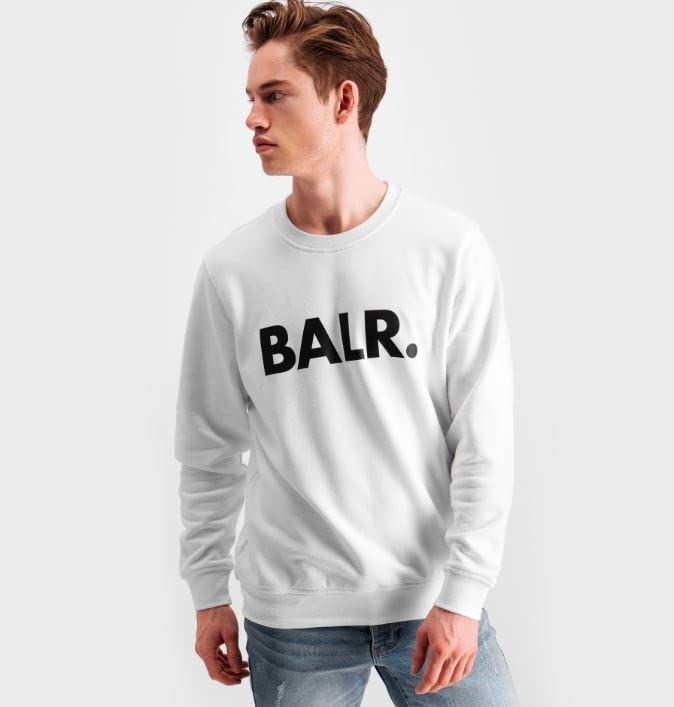 Amazon.co.jp: ボーラー BALR. 「Brand Crew Neck Sweatherブランド 