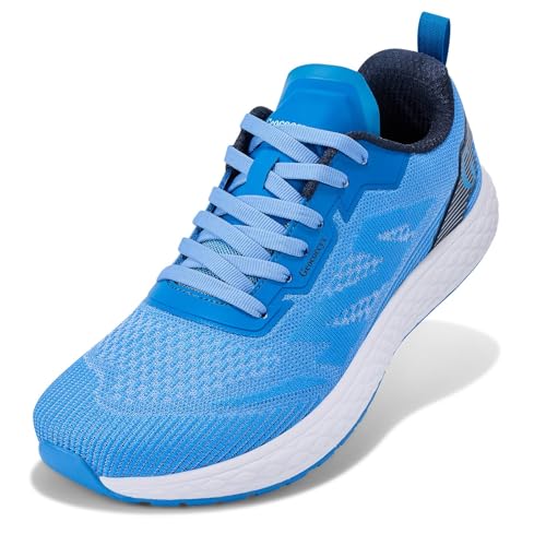 Image of Mens Wide Toe Box Walking Shoes Running Athletic Sneakers-Breathable Lightweight Non-Slip