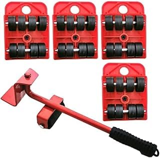 HARPATI Furniture Lifter Mover Tool Set Heavy Duty Furniture Shifting Lifting Moving Tool with Wheel Pads for Easy and Safe Moving, Suitable for Sofas, and Refrigerators, Up to 150KG/330 lbs