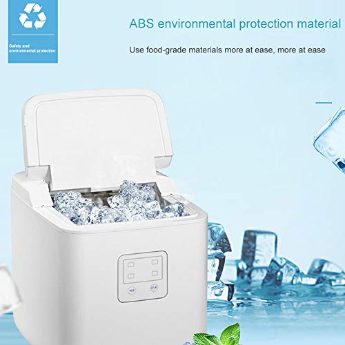 Máquina para hacer hielo portátil 15kg/día acero inox miniatura 4