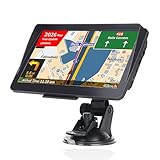 IGEAIIE 7 Inch Sat Nav for Car, HGV Truck, HD GPS Navigation System with UK & Europe Maps 2026, Lifetime Free Updates, Support Postcode Search, Voice Guidance, Speed Camera Alerts, and POI