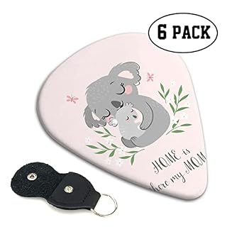 Cute Koala Mom Lot de 6 médiators pour guitare acoustique, guitare électrique, basse, ukulélé – Fin, moyen et épais. - Les Beatles, Paul McCartney, John Lennon, RIngo Starr, George Harrison Cute Koala Mom Lot de 6 médiators pour guitare acoustique, guitare électrique, basse, ukulélé – Fin, moyen et épais. – Image 2