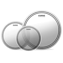 COATED TOM HEAD: Unique translucent coating delivers additional warmth, focus, and depth FROSTED DRUM HEAD: EC2S Frosted heads use two plies of 7mil film for optimized tone, length of sustain, and ease of tuning SOUND SHAPING TECHNOLOGY: This drumhea...