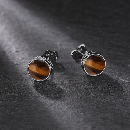 Pendientes de plata 925 pequeños e hipoalergénicos para hombre 3