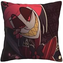 Helluva Boss Throw Pillow Covers 18"X18" Decorative Soft Pillowcases Home Decor Living Room Cushion Cases for Bed Couch Car