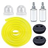 Kizut MC43 Fuel Line for Earthquake E43 E43CE Auger MC43E MD43 Cultivator WE43 WE43E WE43CE Edger 3004105 300494 Primer Bulb Grommet Repower Kit Parts