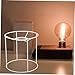 DOITOOL Lampshade Holder Frame Ring Versatile Diy Ceiling Light Frame for Desk and Pendant Lamps Chic Design for Home Decor Easy Assembly Industrial Style