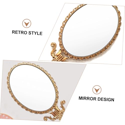 Espejo de Maquillaje Portátil Retro FOMIYES miniatura 7