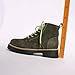 Green Female Fashion Boots with Lace-Up Design and Round Toe for Height Enhancement Comfortable Wear in Cold Months