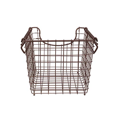 Spectrum Diversified Scoop Stacking Storage Basket, Small, Bronze #TOP3