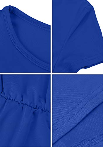 YMING Abito Estivo a Maniche Lunghe da Donna Abito...