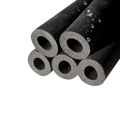 パイプ断熱チューブ 肉厚27mm、保温チューブ、壁厚15/20/30mm、屋外冬季凍結防止用断熱材(厚さ 20mm,内径 76mm)
