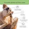 Bau Rimedio Dermatite Cane Anti-Prurito Allergie Stagionali, Alleviano il Prurito Cane, Ingredienti Naturali per la Salute della Pelle del Cane, Mangime Complementare per Cani con Pelle Arrossata