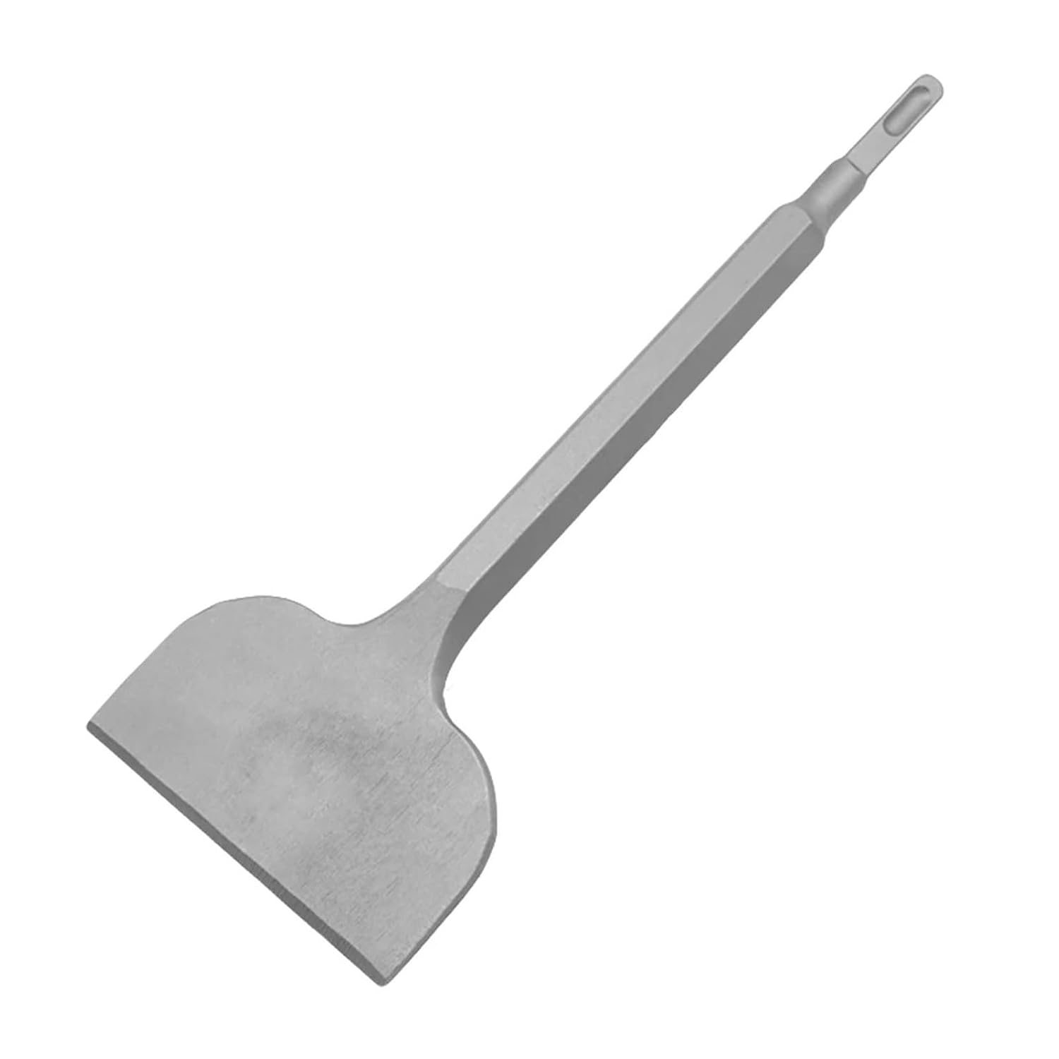 SDS Plus Chisel 75/100mm Wide Bent Tile Chisel Removal of Plastering Curved Carbide Chisel for Tiles Old Plaster Wall Concrete