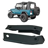 Nrovonis 2 PCS Heavy Duty Rear Shackle Mount Frame Rust Repair Kit for Jeep Wrangler YJ 1987-1995, Left & Right Replacement Brackets, Durable Steel Anti-Rust Upgrade Accessories