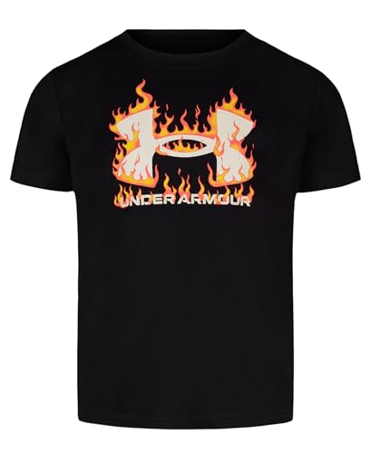 Image of Under Armour Boys' Short Sleeve Core Graphic T-Shirt, Lightweight & Breathable, Relaxed Fit