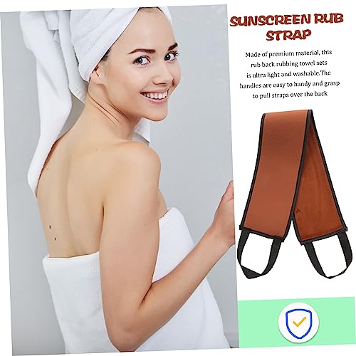 Beaupretty Cinta De Fricção Esfregador De Banho Luvas Hidratantes Toalhinha De Microfibra Aplicador