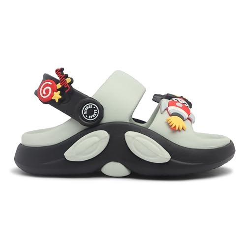 Image of Kids Cartoon Character Sports Sandals Lightweight Soft Sole Slip-On Sandals with Adjustable Back Strap for Boys & Girls