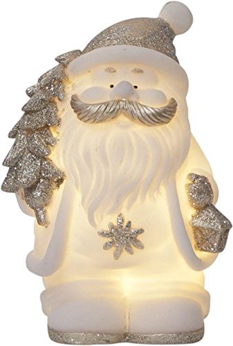 Star Buddy LED-figur, keramik, vit