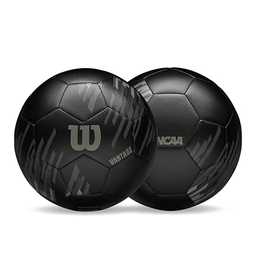 WILSON NCAA Vantage Soccer Ball - Size 4, Black - Thumbnail 2