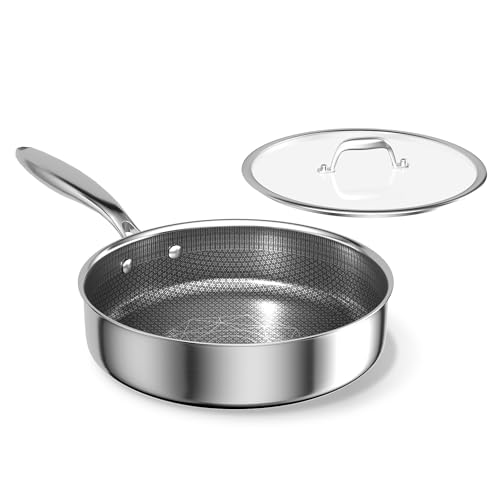 COOKER KING 3.6 Quart Stainless Steel Saute Pan