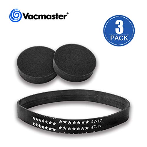 Image of Vacmaster 217163.01 3-Piece Vacuum Kit With Foam Filters & Vacuum Belt
