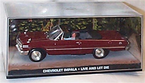 Universal Hobbies james bond 007 chevrolet impala custom coupe live and let die film scene car 1:43 scale diecast mode