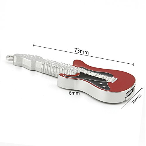 64Gb Usb 2.0 Flash Drive Metal Music Guitar Shaped Pen Drive Memory Stick Thumb Drive #TOP6