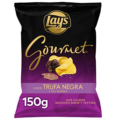 Lay'S Gourmet Trufa Negra y Sal Marina, 150g