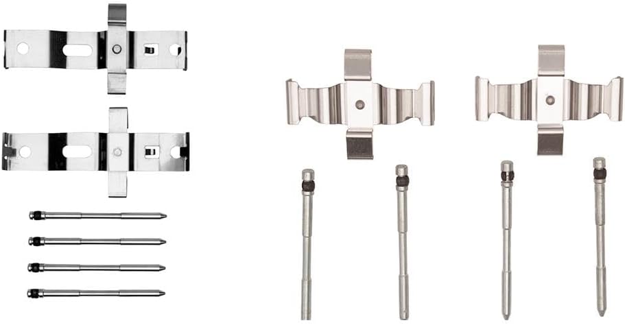 2 PC Set Front & Rear Disc Brake Hardware Kit fits Mercedes-Benz C63 AMG 6.3L 2008 2009 2010 2011 2012 2013 2014 2015, fits Mercedes-Benz CLS63 AMG S 5.5L 2014 2015 2016 2017 2018