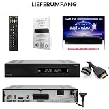 [ Test bardzo dobry, Note 1.3 *] Odbiornik satelitarny HX 2300 VFD + kabel HDMI, z funkcją nagrywania, obsługuje Full HD, cyfrowy odbiornik satelitarny do anteny satelitarnej, satelitarnej, odbiornika