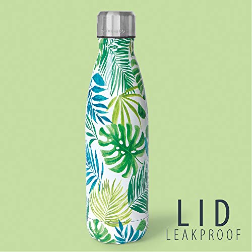Cambridge CM06513 Watercolour Leopard Thermal Insulated Flask Bottle, 500 ml, Stainless Steel, Keep Drinks Cold Up To 24… - Afbeelding 7