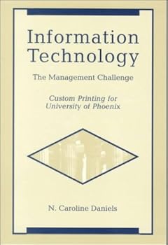 Paperback Information Technology: The Management Challenge Book
