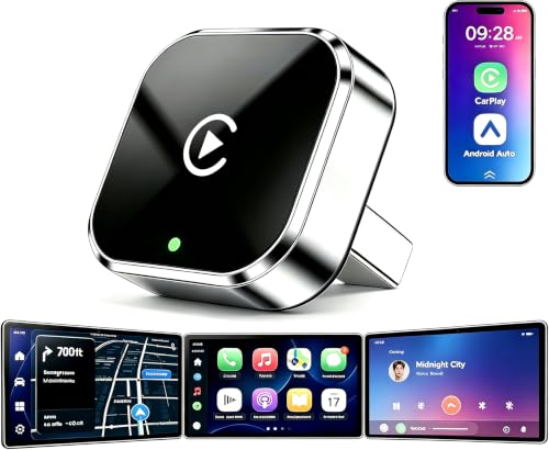 Wireless CarPlay Adapter, 2026 Upgraded Wired to Wireless CarPlay