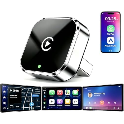 Wireless CarPlay Adapter, 2026 Upgraded Wired to Wireless CarPlay | for Apple…