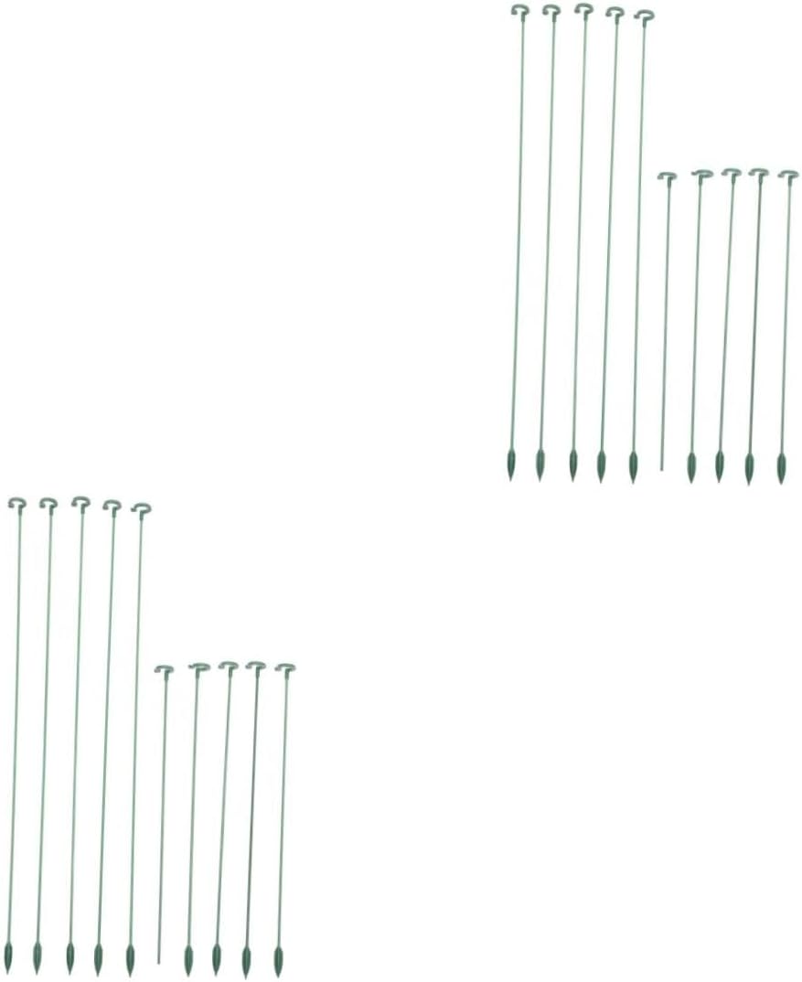 20pcs Orchid Plant Support Holder Flower Support Rod Flower Bracket Plant Fixing Pole for Potted Orchids