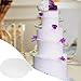 Tachiuwa Acrylic Spiral Cake Decoration DIY Crafting Prop Accessories Elegant Birthday Cake Topper Dessert Table Decor for Shower, 30cm