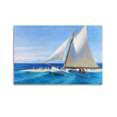 Edward Hopper, The Martha McKeen of Wellfleet, stampe artistiche, arte vintage, stampa artistica da parete su tela, poster decorativo da parete su tela e stampa artistica moderna per la camera da