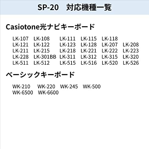 Casio Sp-20 Pedał, Czarny/Srebrny, 7 x 25 x 5,2 cm